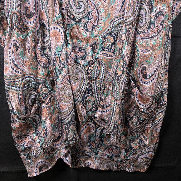 Pins And Needles Women Kimono Multicolor Paisley Open Front 3/4 Sleeve XS/S - Picture 3 of 11
